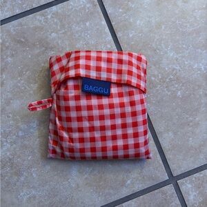 BAGGU  Red Gingham BIG reusable tote